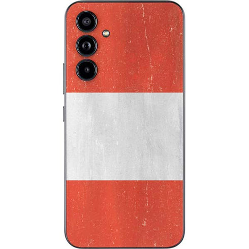 Distressed Austria Flag Galaxy A54 5G Skin